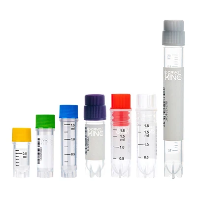 {{0}}.5ml, 1.0ml, 1.5ml, 2.0ml U 5.0ml CryoKING Kunjetti Krijoġeniċi Multi-Kodifikati