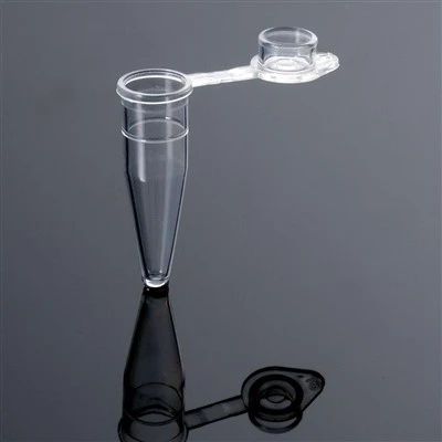 0.2ml PCR Tubes Clear Flat Għal PCR f'ħin reali (qPCR)