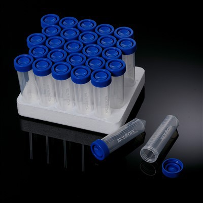 50ml Rack Flat Top pakkett ċentrifugu tubi qiegħ koniku Autocalvable sterili gradwazzjoni miktub żona