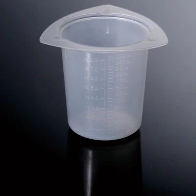 Beakers tri-kantunieri b'saħħithom, ta 'grad mediku Polypropylene 50ml 100ml 250ml 400ml 800ml 1000ml